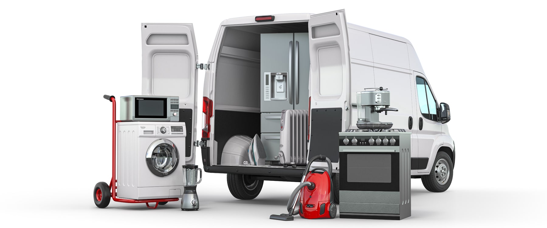 Transportation of household appliance